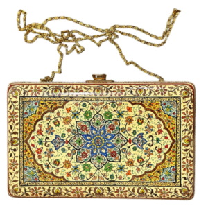 Handmade Luxury Paper Mache Clutch Bag
