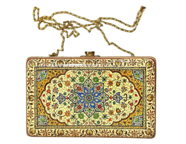 Handmade Luxury Paper Mache Clutch Bag